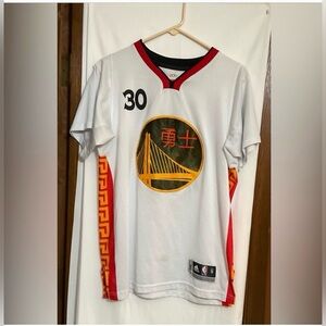 Adidas: Golden State Warriors “Curry” #30 swing man jersey Chinese New year NBL.